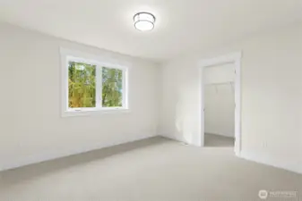 4th bedroom on 2nd floor with Western views