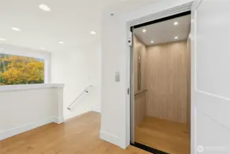 Easy transport in this tri-level home with an ELEVATOR