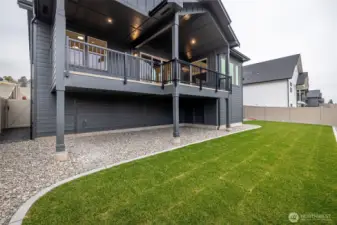 Back Yard with access to Storage Space in Deep Crawl