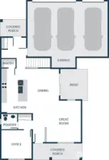 Photographs are for illustrative purposes only. Features, finishes, interior/exterior colors, landscaping and floorplan shown may vary from actual homes built