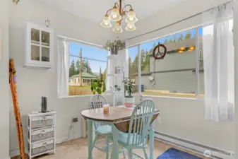 Eat in kitchen space