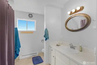 Full bath on Lower floor