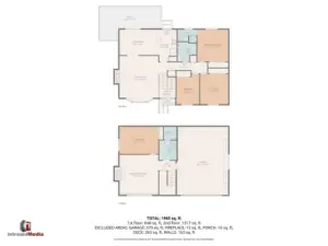 Floor plan , measurements are not exact,