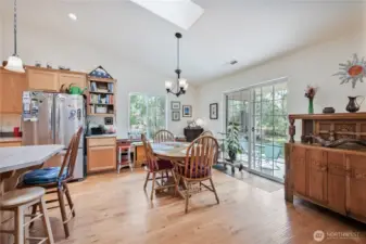 Easy access to the covered patio.