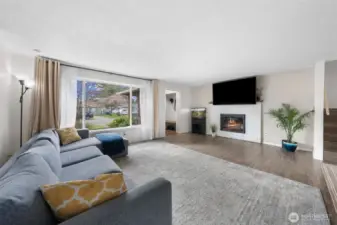 So much natural light from the picture window