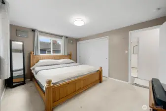 Big enough to fit a king size bed with an oversized closet