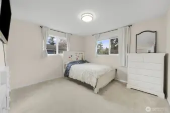 Bedroom #2 with built in drawers