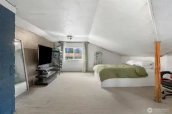 Plenty of space for storage or game room