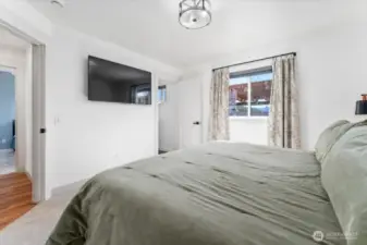 3/4 bath in Primary suite. Fully remodeled