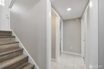 1st Floor Hall to two rooms