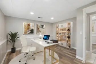 Virtually Staged 1st Floor Room/Office Left