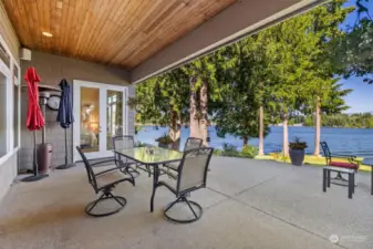 Main house covered patio