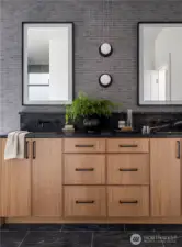 Dark Interior Bathroom