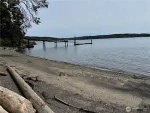 Spring Point common beach and day use-dock.