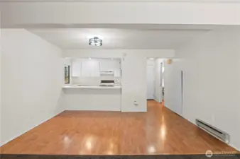 Dining area off the kitchen for convenience.