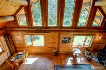 Enjoy the view from the loft!
