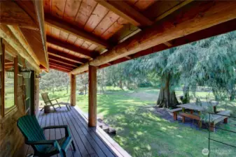 Come sit for a spell on the back porch!