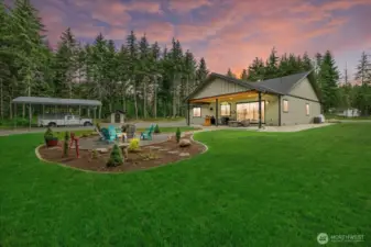 All of this on nearly 5 acres.  No active HOA.