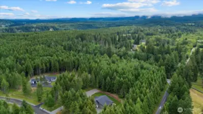 Mt Rainier is just under those clouds! Easy access to Orting trailhead and nature galore.  All with easy access to Bonney Lake, Puyallup, JBLM and more!