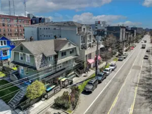 View from above looking South down 12th Ave.