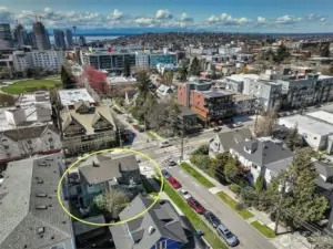 Looking Northwest toward Queen Anne.