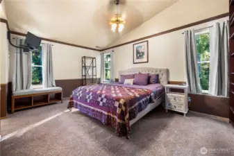 Primary Bedroom with plenty of natural light!
