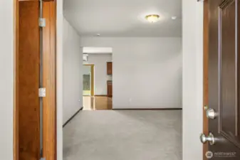 The entry way into the home - welcomes you to the main floor living area!