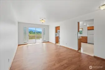 dinning room that faces back deck.
