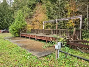 platform to use if you park an RV or 5th wheel next to it.