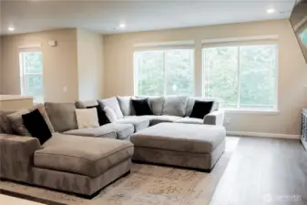 Open and spacious living room