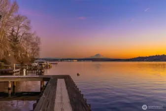 Soak in the last bit of gorgeous sunset as you wind down your day