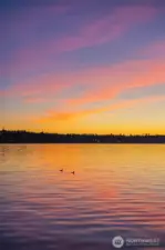 Stunning sunsets await