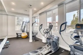 Be your best self with your own fitness center.