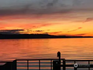 Sunset from the boardwalk.