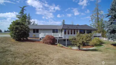 Back view of the Home