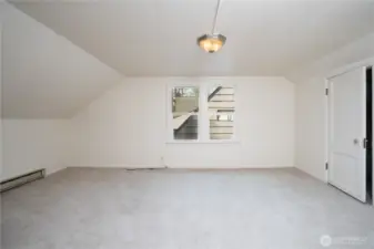 The 4th bedroom (the second upstairs) is huge!  Turn it into a fabulous primary suite by adding a bath, use it as a rec room, or keep as is.