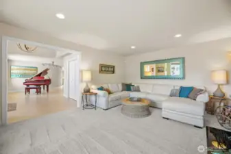 Spacious formal living room