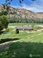 From the upper portion of the property.