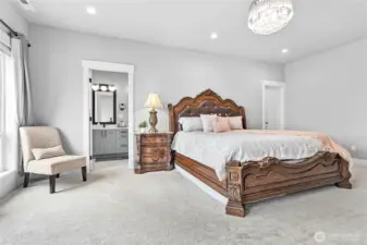 Primary suite upstairs