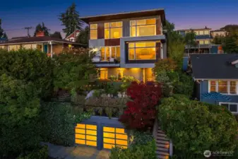 Stunning custom home with sweeping Elliott Bay and mountain views - designed for unforgettable entertaining.