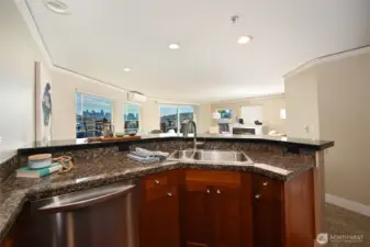 Views from the kitchen too!
