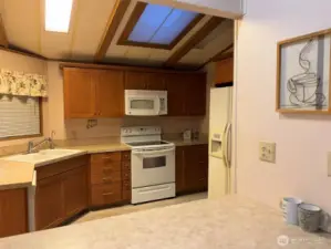 fully stocked kitchen