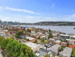 Space Needle fireworks show from your front door