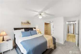 Primary with walkthrough closet