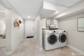 Laundry and garage access