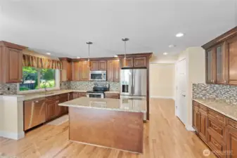 What a kitchen design!  This is perfection!