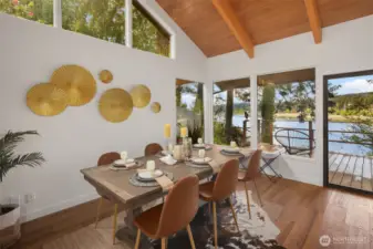Dining Room - Water Views and Extra Sunlight!