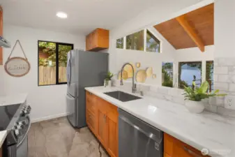 Water Views from the Kitchen