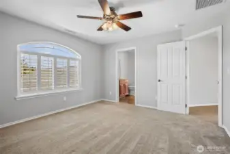 Central AC and ceiling fans guarantee ultimate comfort during those hot summer days and nights.