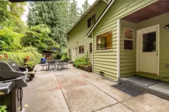 Patio Runs the Full Length of the Back of the House